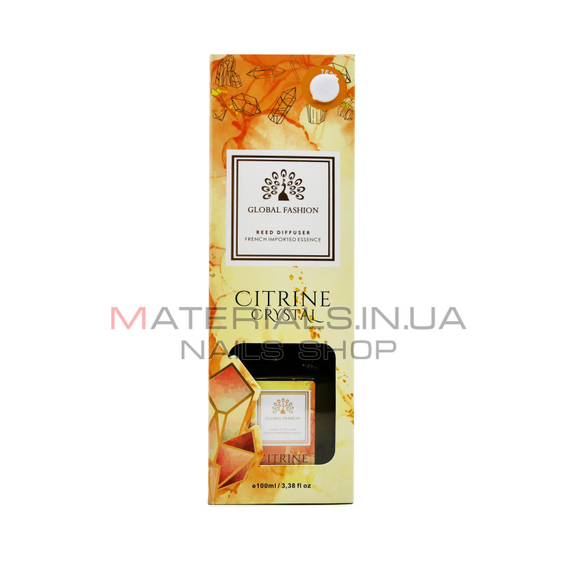 Ароматический диффузор Global Fashion, 100 ml, Citrine crystal