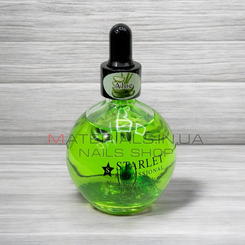 Сухе масло для кутикули Starlet Professional – Алое, 75 мл.