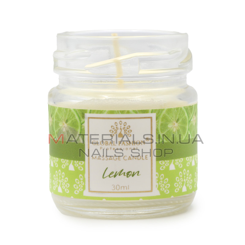 Масажна свічка Global Fashion, 30 ml, Lemon
