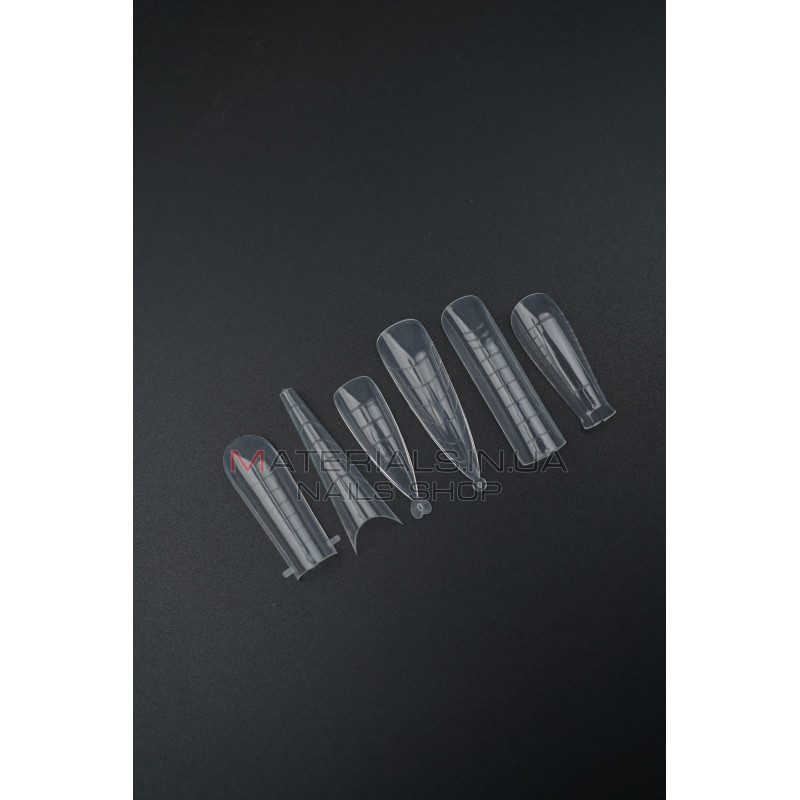 Polygel Nail Forms SET-А, 144 шт. (6 форм) - Верхні форми Дизайнер Polygel Nail Forms SET-А, 144 шт. (6 форм) - Верхні форми Дизайнер