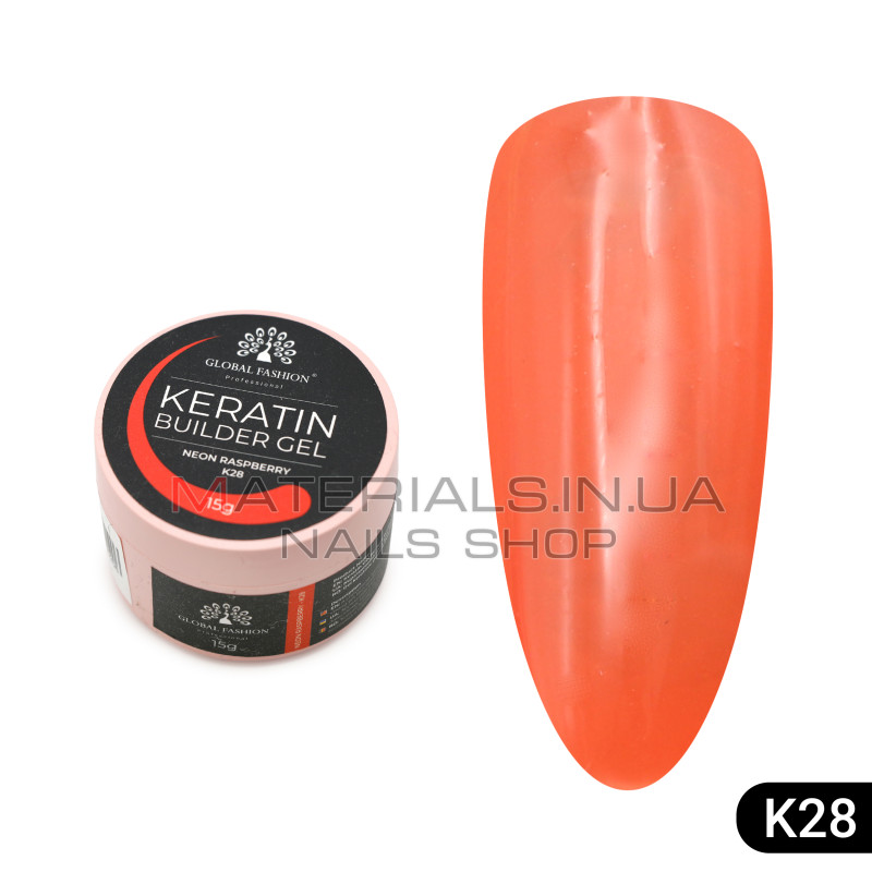 KERATIN BUILDER GEL, Global Fashion, 15 g, K28