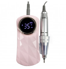 Фрезер для маникюра аккумуляторный розовый 35000 оборотов Nail Drill ZS 236 фрезер для маникюра портативный