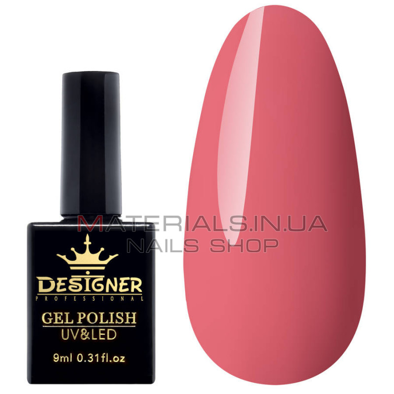 Гель-лак Designer Nude Pink - G201 "Коричневий беж"