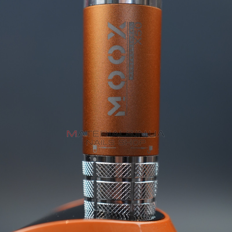 Фрезер Мокс X805 (Orange) на 55 000 об./мин. и 80W. для маникюра и педикюра Фрезер Мокс X805 (Orange) на 55 000 об./мин. и 80W. для маникюра и педикюра