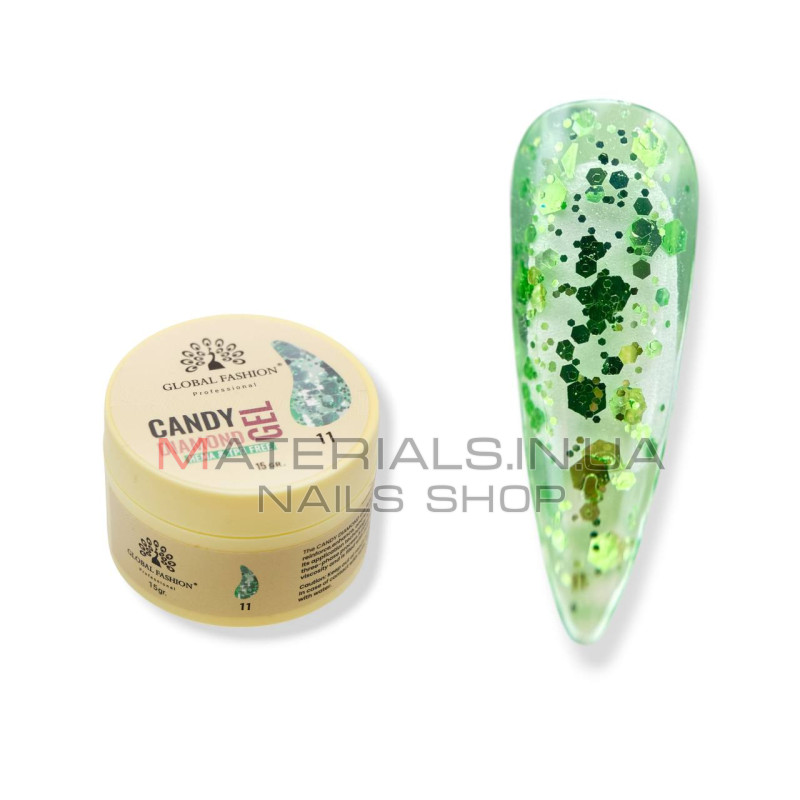 Гель для моделювання нігтів 15 г, Diamond Builder Gel 11