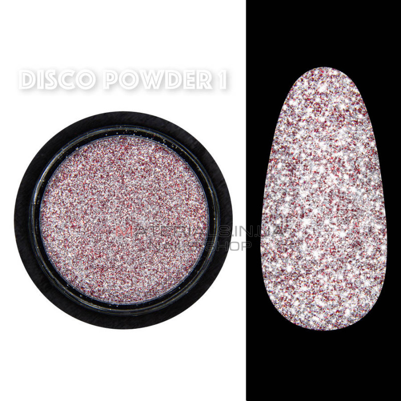 Disco powder Світловідбиваюче втирання Designer Professional №01 Disco powder Світловідбиваюче втирання Designer Professional №01