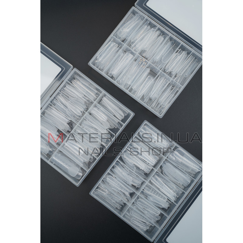 Polygel Nail Forms, 144 шт. (6 форм) - Верхні форми Дизайнер
