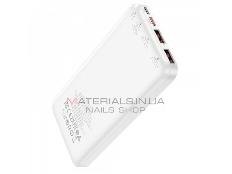 Power Bank 10000 mAh | 22.5W — Hoco J101 — White