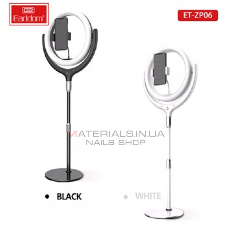 Лампа кольцевая LED 30 cm 12" — Earldom ET-ZP06 Лампа кольцевая LED 30 cm 12" — Earldom ET-ZP06