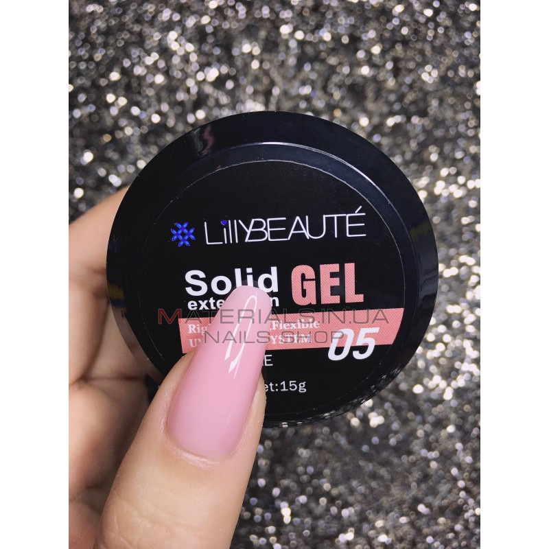 Solid gel Extention Lilly Beaute 15г Solid gel Extention Lilly Beaute 15г