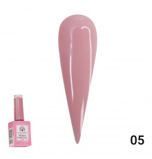 Каучукова база для гель лаку френч, Rubber Base Coat French, 15 мл., Global Fashion 05