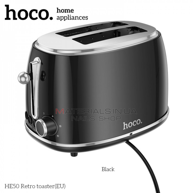 Тостер Hoco HE50 — Black Тостер Hoco HE50 — Black