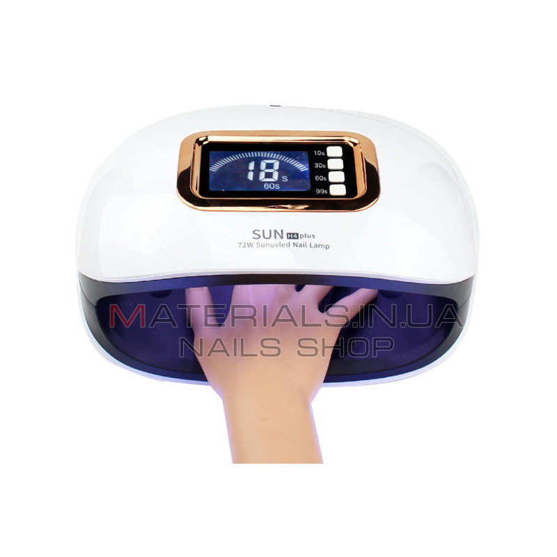 Гібридна лампа UV LED SUN H4 Plus 72Вт