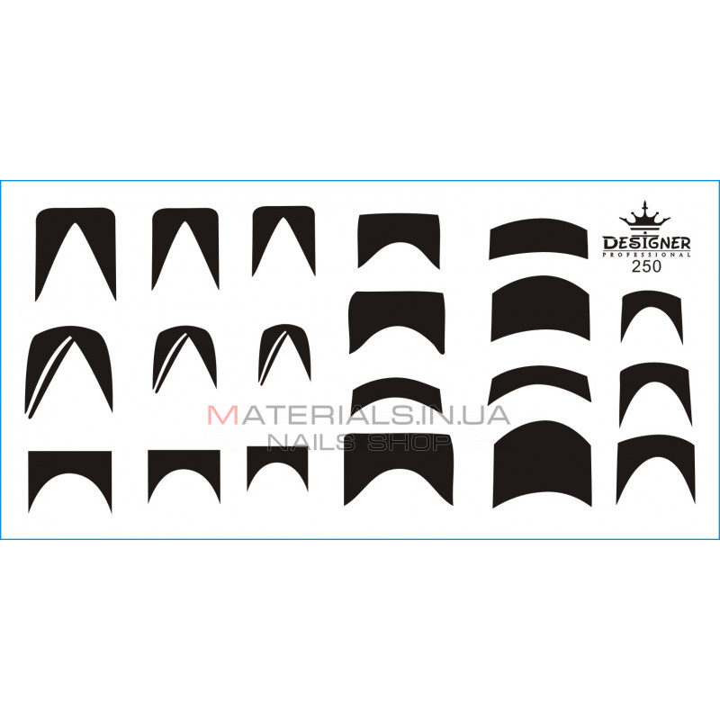 Диск для стемпінгу Designer металевий (12x6 см) №250