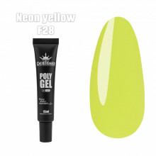 Полігель (15 мл.) Дизайнер F28 Neon yellow