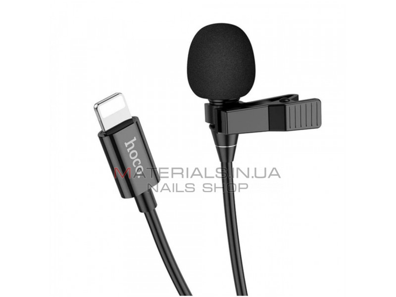 Microphone Hoco L14 iP lavalier — Black