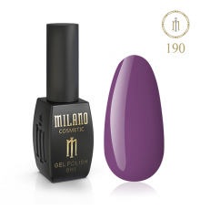 Гель лак MILANO 8 мл № 190
