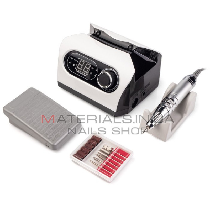 Фрезер для манікюру Nail Drill ZS-717 PRO WHITE 65 Ватт, 35 000 об.