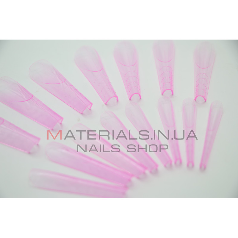 Верхні форми арочні для викладного френчу, Bee Nails, 150 шт