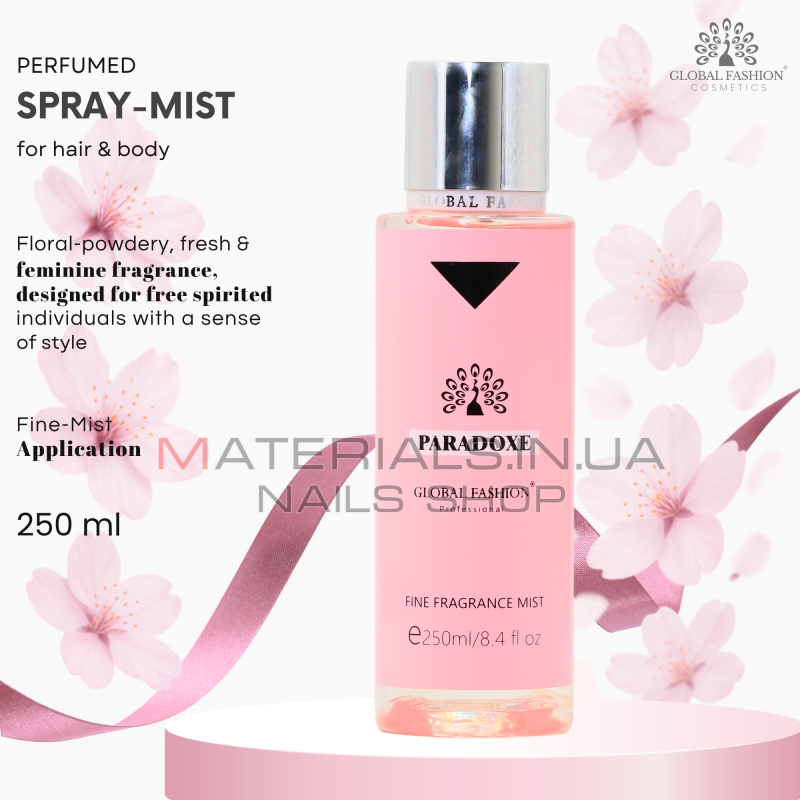 Мист для тела, Global Fashion, Paradoxe, 250ml