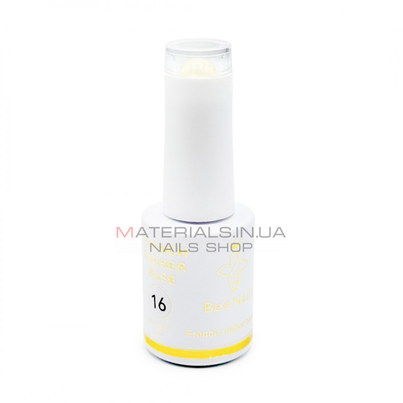 French Rubber base Hema free 16 Bee Nails, 8 ml French Rubber base Hema free 16 Bee Nails, 8 ml