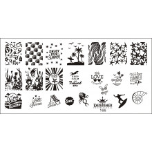 Диск для стемпінгу Designer металевий (12x6 см) №166