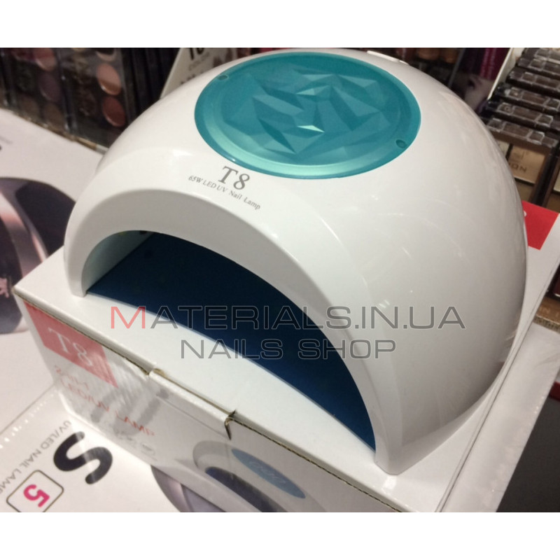 Гібридна лампа UV LED SUN T8, Рожева, 65 Вт