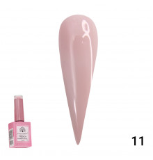 Каучукова база для гель лаку френч, Rubber Base Coat French, 15 мл., Global Fashion 11