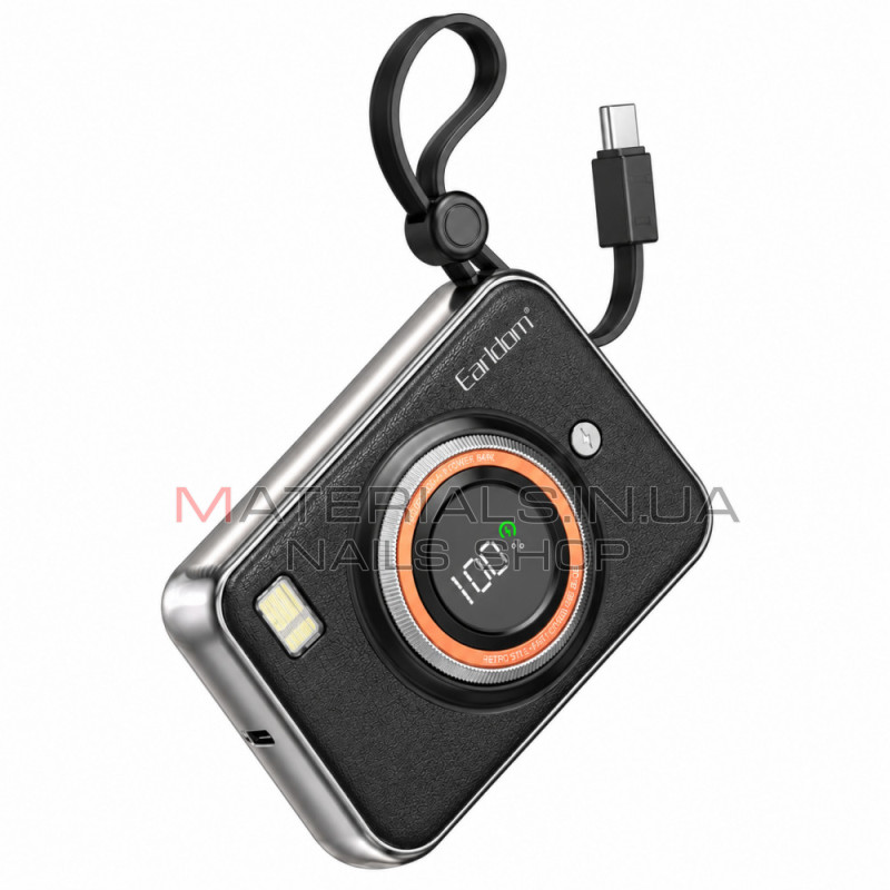 Power Bank Earldom ET-PD56, 10000 мА·год — Black