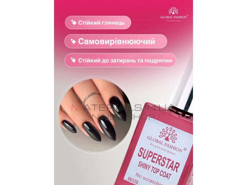 Топ без липкого слоя Superstar Shiny, Global Fashion, 15 мл