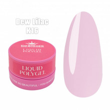 Жидкий полигель (30 мл., в банке) Дизайнер К16 Dew Lilac