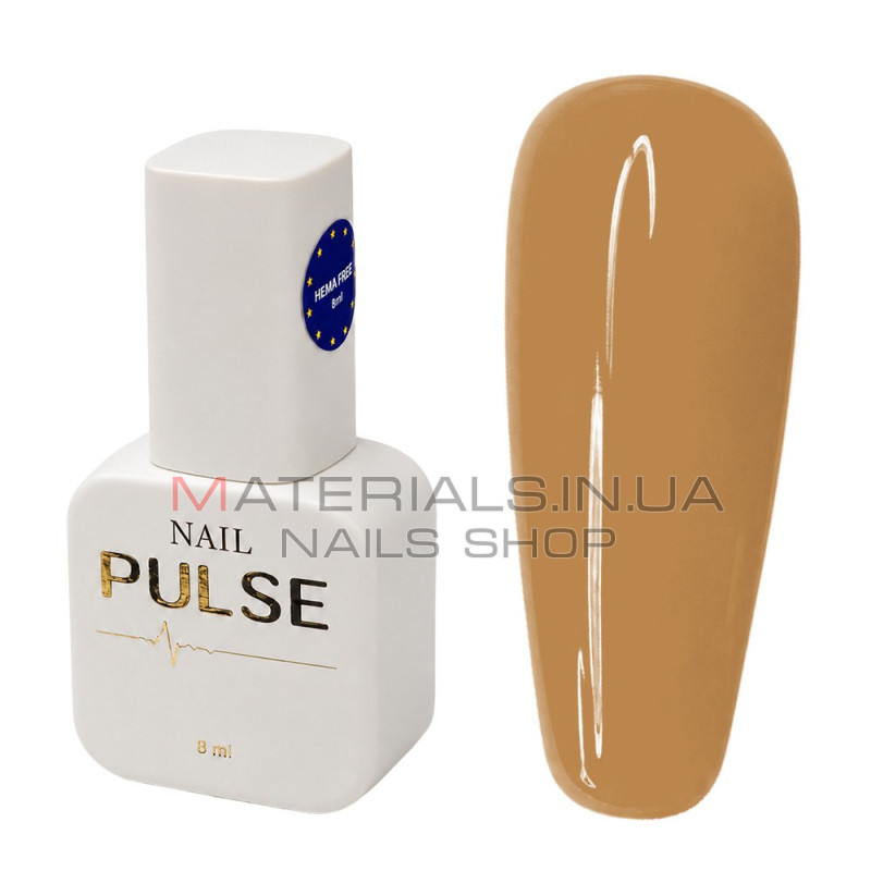 Гель-лак NAIL PULSE Gel Polish №36, 8 мл шафрановий, теплий помаранчевий
