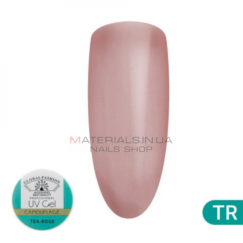 Гель для наращивания ногтей камуфляж, Global Fashion Tea Rose 15 г. Гель для наращивания ногтей камуфляж, Global Fashion Tea Rose 15 г.
