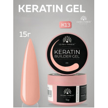 Keratin builder gel, K13, Global Fashion, 15 г