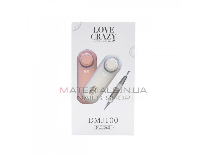 Аппарат для маникюра и педикюра DMJ-100 white, на аккумуляторе, 35000 об.