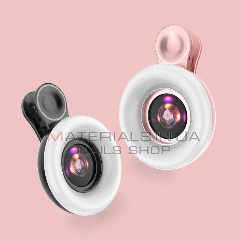 Селфі-спалах LQ-190, (d 65 мм) — Black