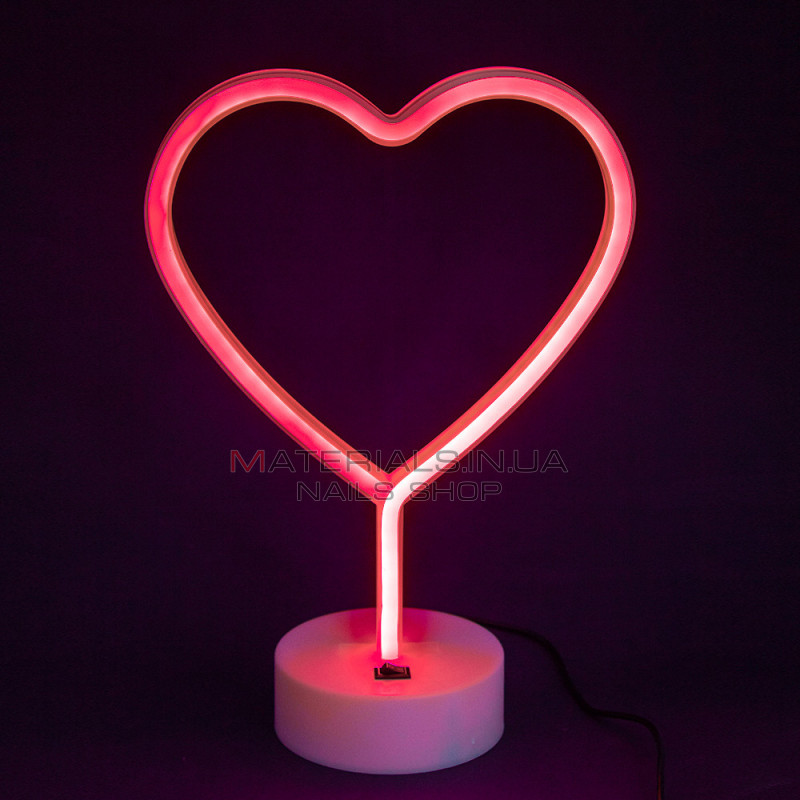 Ночной светильник Neon Lamp series — Heart Red