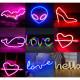 Ночной светильник Neon Sign — Red Arrow Heart