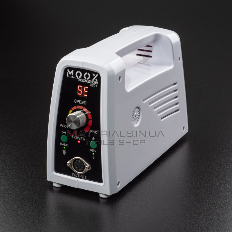 Фрезер Мокс X801 (Білий) на 55 000 об/хв. та 80W. для манікюру та педикюру
