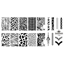 Диск для стемпінгу Designer металевий (12x6 см) №116