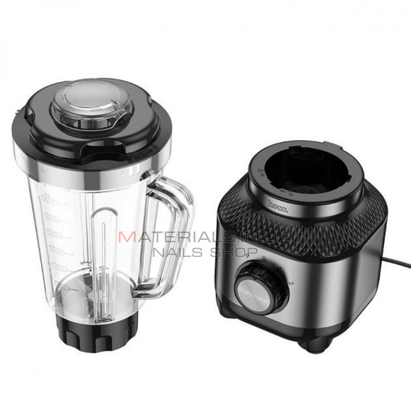 Блендер Hoco HE32 Juicer (600 Вт, стационарний блендер, 1,8 литра чаша, 2 скорости) - Черный — Black