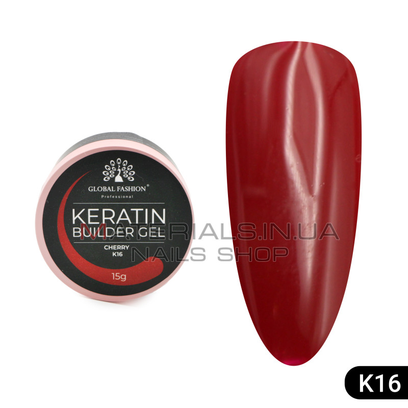 KERATIN BUILDER GEL, Global Fashion, 15 g, K16