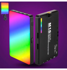 Накамерный видеосвет LED RGB — M16