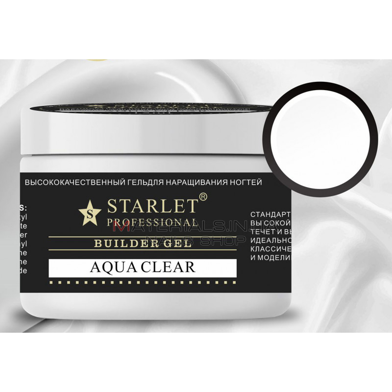 Гель Starlet Professional 15 мл Aqua Clear