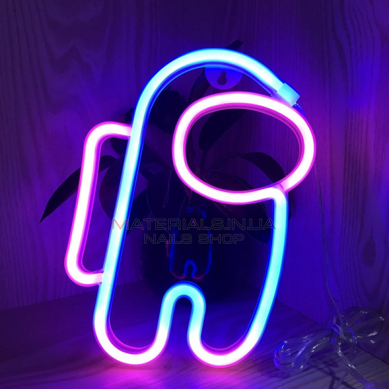 Ночной светильник Neon Amazing — Among Us Blue Ночной светильник Neon Amazing — Among Us Blue