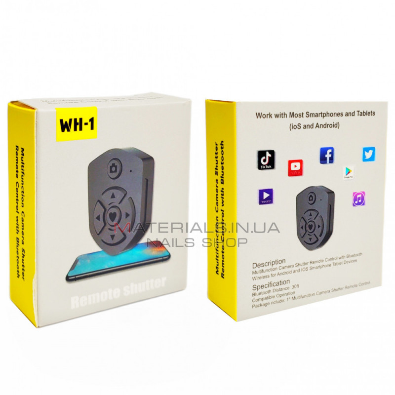Bluetooth Remote Control WH-1 –Универсальная кнопка для селфи