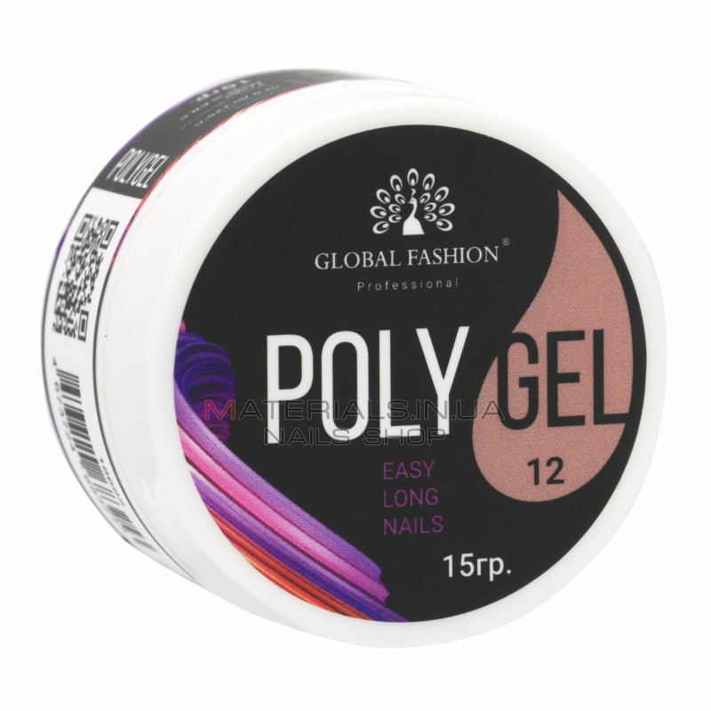 Поли UV гель (Полигель) Global Fashion 15 г 12