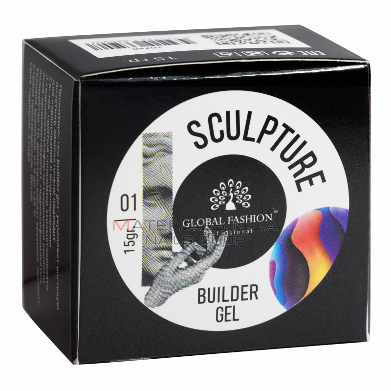 Скульптурний гель SCULPTURE BUILDER GEL15 гр, CLEAR №01 Скульптурний гель SCULPTURE BUILDER GEL15 гр, CLEAR №01