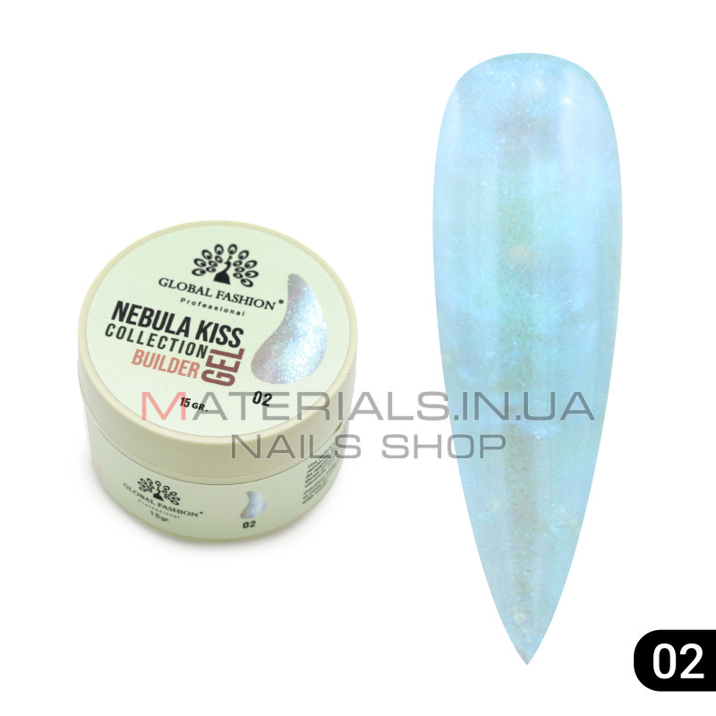 Гель для моделювання нігтів 15 гр, Nebula Kiss Builder Gel 02