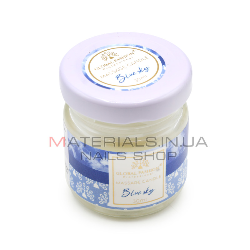 Масажна свічка Global Fashion, 30 ml, Blue sky